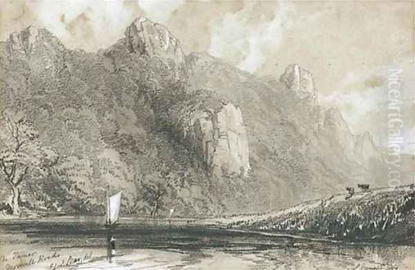 Morwell Rocks on the River Tamar - view 1