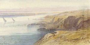 Near Thebes, Egypt by Edward Lear