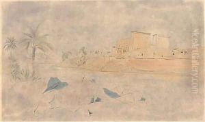 The Temple of Isis at Philae by Edward Lear