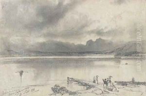 Windermere from Lowwood, Cumbria by Edward Lear