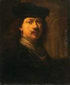 Autoportrait De Rembrandt by Alexandre Gabriel Decamps