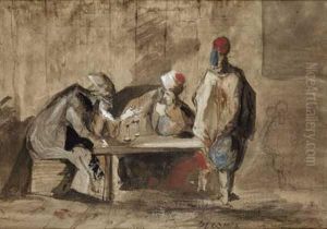 Les Marchands by Alexandre Gabriel Decamps