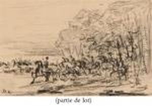Paysage Avec Une Armee A Cheval Paysage Avec Une Armee A Cheval
