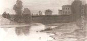 Paysage by Alexandre Gabriel Decamps