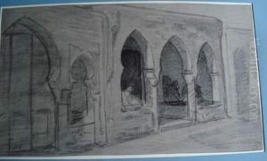 Interieur Oriental by Alexandre Gabriel Decamps