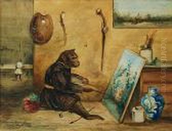 L'atelier Du Singe Peintre - view 1