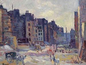 The digging of the Rue Reaumur