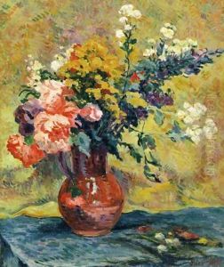 Bouquet of Flowers in a Vase