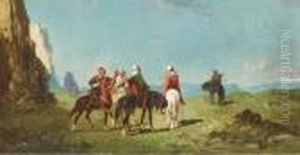 Pointing The Way by Alexandre Gabriel Decamps