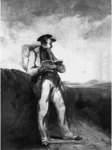 Portrait Presume De L'illustrateur Alfred Jehannot. Portrait Presume De L'illustrateur Alfred Jehannot.