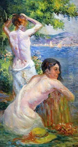 Saint Tropez, Two Woman by the Gulf - view 1