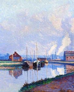 Charleroi, Barges on the Sambre