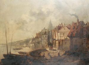 A Coastal Town Scene