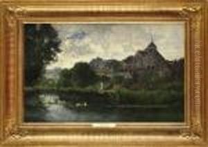 Vue De Montigny-sur-loing by Alexandre Defaux
