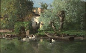 Canards A Montigny Sur Loing by Alexandre Defaux