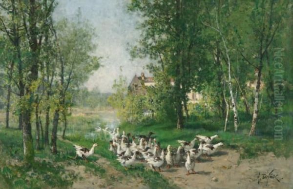 Le Bain Des Oies A Montigny Sur Loing - view 1