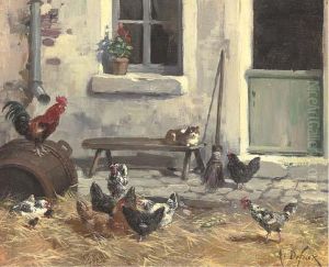 The Farmyard by Alexandre Defaux