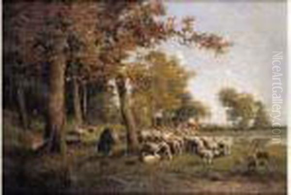Moutons Au Pre - view 1