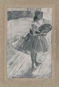 Petite Danseuse A L'eventail by Edgar Degas