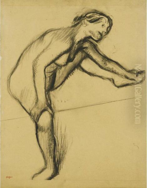 Etude De Nu (femme Assise, La Jambe Gauche Levee) - view 1