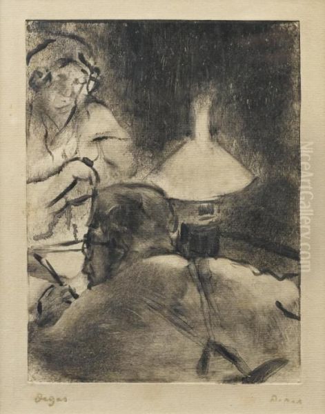 La Lecture Sous La Lampe (m. Cardinal) - view 1