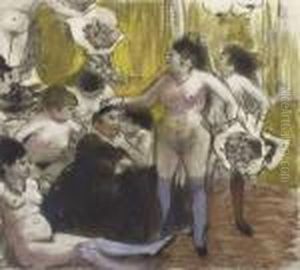 La Fete De La Patronne by Edgar Degas