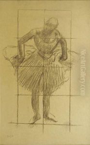 Danseuse Vue De Face by Edgar Degas