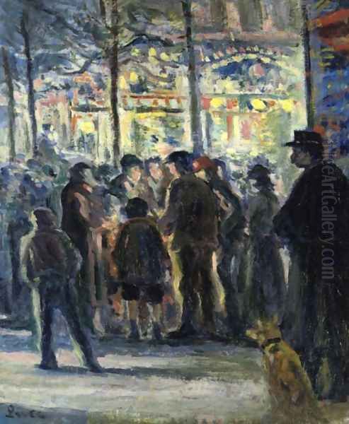 Street Scene in Winter - view 1