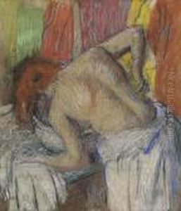 Femme S'epongeant Le Dos by Edgar Degas