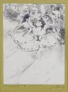 'entree En Scene' by Edgar Degas