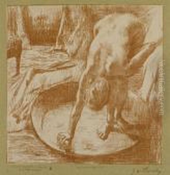 Le Bain From Quinze Lithographies - view 1