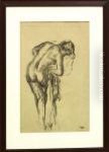 ''after The Bath'' by Edgar Degas