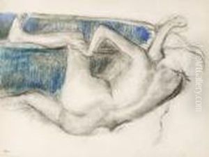 Apres Le Bain by Edgar Degas