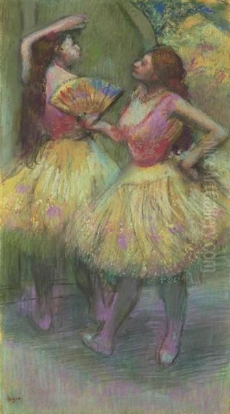 Avant L'entree En Scene (deux Danseuses) - view 1
