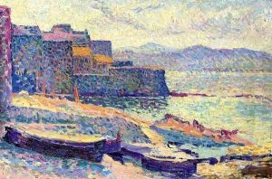 The Fishing Port at Saint-Tropez by Maximilien Luce