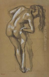 Apres Le Bain, 
Femme S'essuyant by Edgar Degas