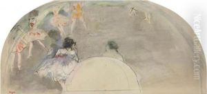 Scene De Ballet by Edgar Degas