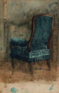 Le Fauteuil by Edgar Degas
