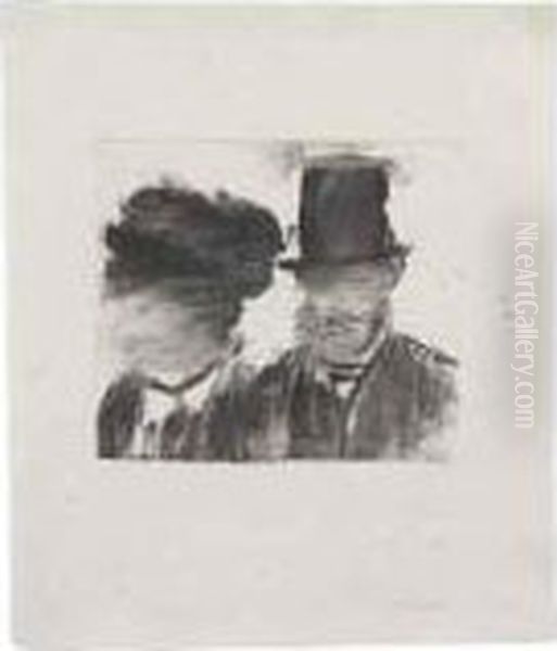 Heads Of A Woman And A Man - view 1