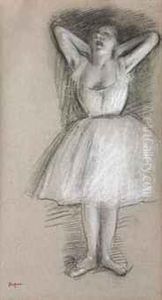 Danseuse, Les Bras Leves Et Ramenes Derriere La Tete