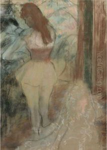 Danseuse S'habillant