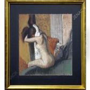 Apres Le Bain by Edgar Degas
