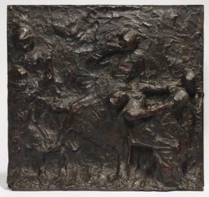 La Cueillette Des Pommes Bas by Edgar Degas