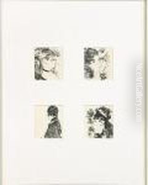Quatre Tetes De Femmes - view 1