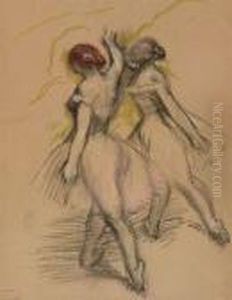 Deux Danseuses Evoluant by Edgar Degas
