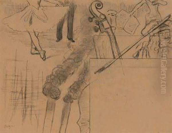 Etude Pour La Programme De La Soiree Artistique Du 15 Mai 1884 (galerie Ponsin) - view 1