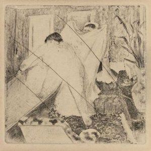 Sortie Du Bain by Edgar Degas