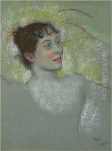 Mademoiselle Sallandry Or Buste De Femme by Edgar Degas