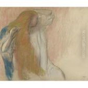 Femme Se Coiffant by Edgar Degas