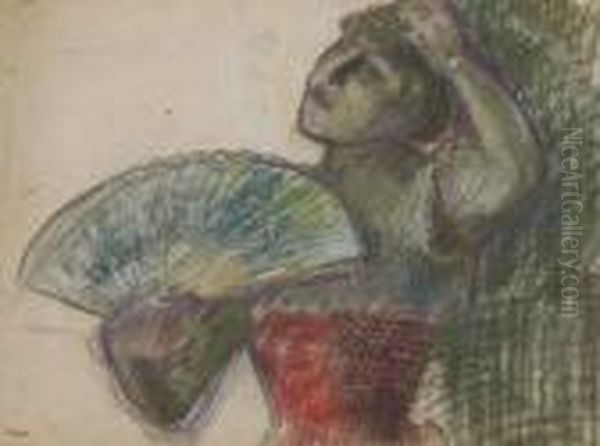 Danseuse A L'eventail - view 1